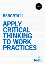 Picture of BSBCRT411 Apply critical thinking to work practices eBook