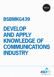 Picture of BSBMKG439 Develop and apply knowledge of communications industry eBook