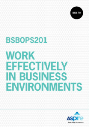 Picture of BSBOPS201 Work effectively in business environments eBook