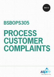 Picture of BSBOPS305 Process customer complaints eBook