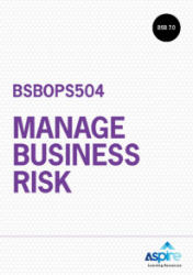Picture of BSBOPS504 Manage business risk eBook