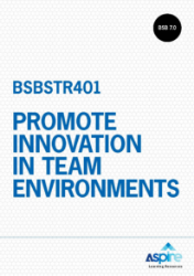 Picture of BSBSTR401 Promote innovation in team environments eBook