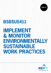 Picture of BSBSUS411 Implement and monitor environmentally sustainable work practices eBook