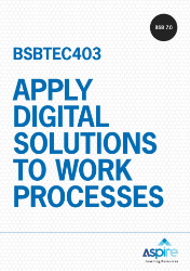 Picture of BSBTEC403 Apply digital solutions to work processes eBook