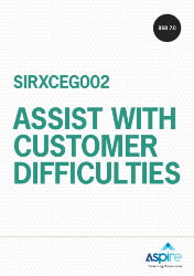 Picture of SIRXCEG002 Assist with customer difficulties eBook