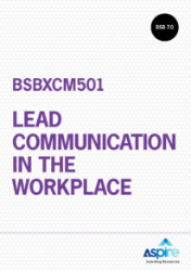 Picture of BSBXCM501 Lead communication in the workplace eBook