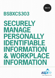 Picture of BSBXCS303 Securely manage personally identifiable information and workplace information eBook