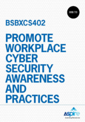 Picture of BSBXCS402 Promote workplace cyber security awareness and practices eBook
