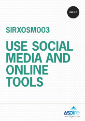 Picture of SIRXOSM003 Use Social media and online tools eBook