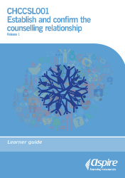 Picture of CHCCSL001 Establish and confirm the counselling relationship eBook