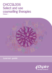 Picture of CHCCSL006 Select and use counselling therapies eBook
