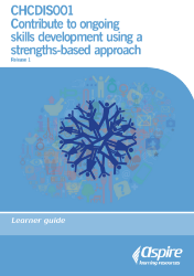 Picture of CHCDIS001 Contribute to ongoing skills development using a strengths-based approach eBook