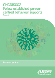 Picture of CHCDIS002 Follow established person-centred behaviour supports eBook
