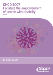 Picture of CHCDIS007 Facilitate the empowerment of people with disability eBook