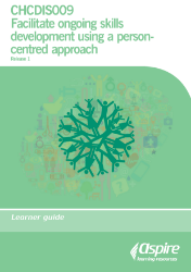 Picture of CHCDIS009 Facilitate ongoing skills development using a person-centred approach eBook