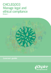 Picture of CHCLEG003 Manage legal and ethical compliance eBook