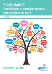 Picture of FSKOCM003 Participate in simple spoken interactions at work eBook