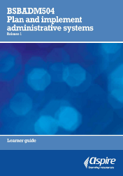Picture of BSBADM504 Plan and implement administrative systems