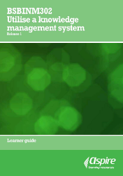 Picture of BSBINM302 Utilise a knowledge management system eBook