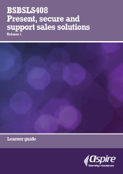 Picture of BSBSLS408 Present, secure and support sales solutions eBook