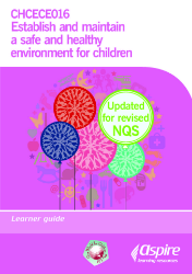 Picture of CHCECE016 Establish and maintain a safe and healthy environment for children - NQS updated eBook