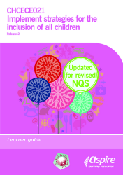 Picture of CHCECE021 Implement strategies for the inclusion of all children - NQS updated eBook