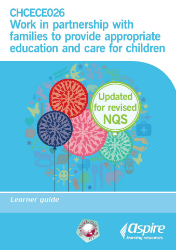 Picture of CHCECE026 Work in partnership with families to provide appropriate education and care for children - NQS updated eBook