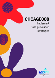 Picture of CHCAGE008 Implement falls prev. strategies eBook