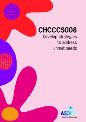 Picture of CHCCCS008 Dev. strat. to address unmet needs eBook