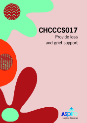 Picture of CHCCCS017 Provide loss and grief support eBook