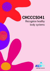 Picture of CHCCCS041 Recognise healthy body systems eBook