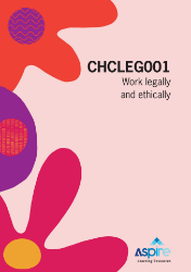 Picture of CHCLEG001 Work legally and ethically eBook (v7.0)