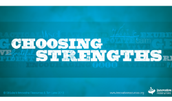 Picture of Choosing Strengths (bundle) - St Luke's Innovative Resources