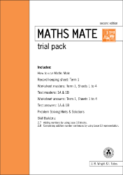 Picture of Maths Mate Orange (Yr 3) Student Workbook - Trial Pack 2E